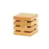 Cal-Mil Bamboo Square Crate Riser Display - 9" x 9" x 9"