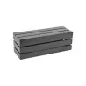 Cal-Mil Midnight Bamboo Rectangular Crate Riser Display - 20" x 7" x 7"