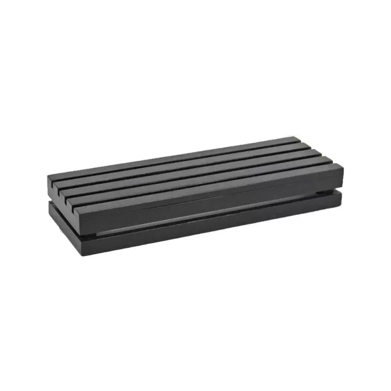 Cal-Mil Midnight Bamboo Rectangular Crate Riser Display - 20" x 7" x 3" Cal-Mil Midnight Bamboo Rectangular Crate Riser Display - 20" x 7" x 3"