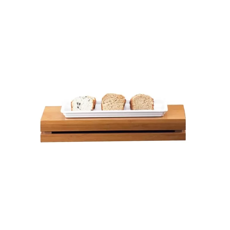 Cal-Mil Bamboo Rectangular Crate Riser Display - 20" x 7" x 3" Cal-Mil Bamboo Rectangular Crate Riser Display - 20" x 7" x 3"