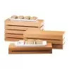 Cal-Mil Bamboo Rectangular Crate Riser Display - 20" x 7" x 7"
