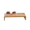 Cal-Mil Bamboo Stair Step Riser Display - 20" x 10" x 4"