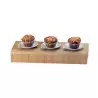 Cal-Mil Bamboo 20 1/2" x 7" x 3" Rectangular Riser Display
