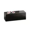 Cal-Mil Midnight Bamboo 20 1/2" x 7" x 7" Rectangular Riser Display