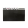 Cal-Mil Midnight Bamboo 20 1/2" x 7" x 11" Rectangular Riser Display