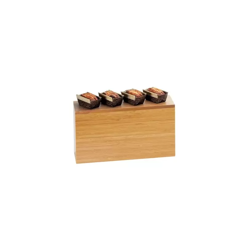Cal-Mil Bamboo 20 1/2" x 7" x 11" Rectangular Riser Display Cal-Mil Bamboo 20 1/2" x 7" x 11" Rectangular Riser Display