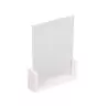 Cal-Mil Bamboo U - Frame White 4" x 6" Cardholder
