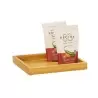Cal-Mil Bamboo 12" x 9 3/4" Wooden Shallow Tray
