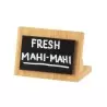 Cal-Mil Bamboo 3" x 2" Framed Write On Easel