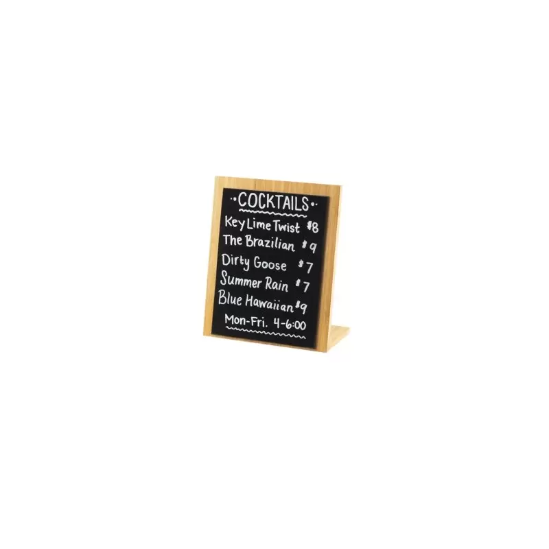 Cal-Mil Bamboo 8 1/2" x 11" Sign Holder Cal-Mil Bamboo 8 1/2" x 11" Sign Holder