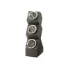 Cal-Mil Midnight Bamboo 3 - Cylinder Vertical Flatware / Condiment Display