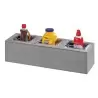 Cal-Mil Ashwood Action Station - 1/6 Size Pan Unit - 11 3/4" x 7 1/2" x 6 1/4"