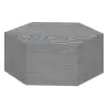 Cal-Mil Ashwood Hexagon Riser Display - 12" x 5"