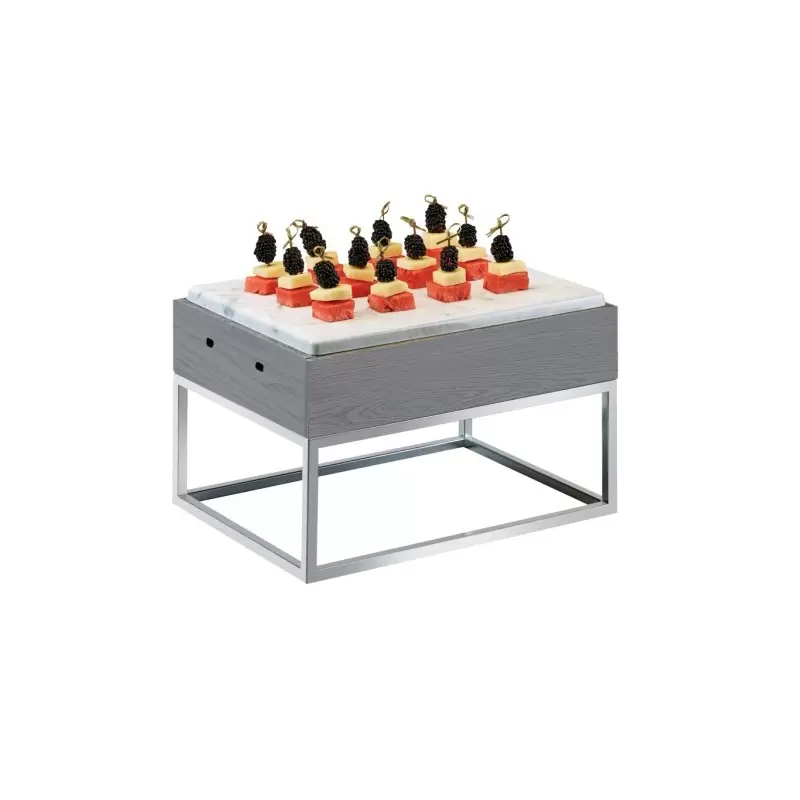 Cal-Mil Ashwood Riser Display With Melamine Marble Tray - 15" x 11" x 9 1/4" Cal-Mil Ashwood Riser Display With Melamine Marble Tray - 15" x 11" x 9 1/4"