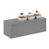 Cal-Mil Ashwood 20 1/2" x 7" x 7" Rectangular Riser Display