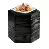 Cal-Mil Cinderwood Hexagon Riser Display - 12" x 11"