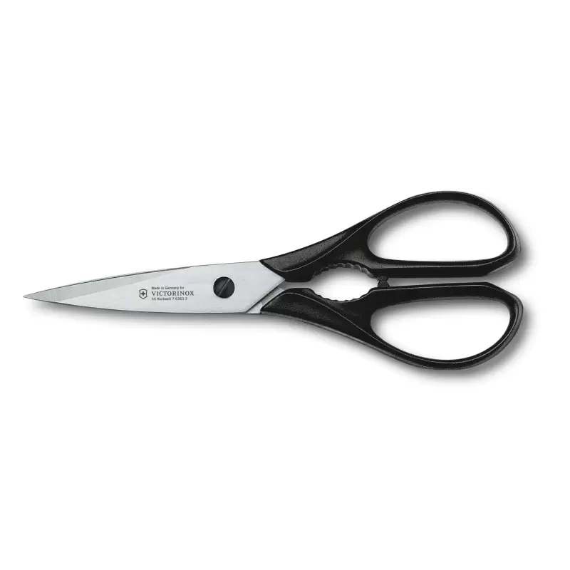 Victorinox Utility Shear, 4" with bottle opener, black polypropylene handle Victorinox Utility Shear, 4" with bottle opener, black polypropylene handle