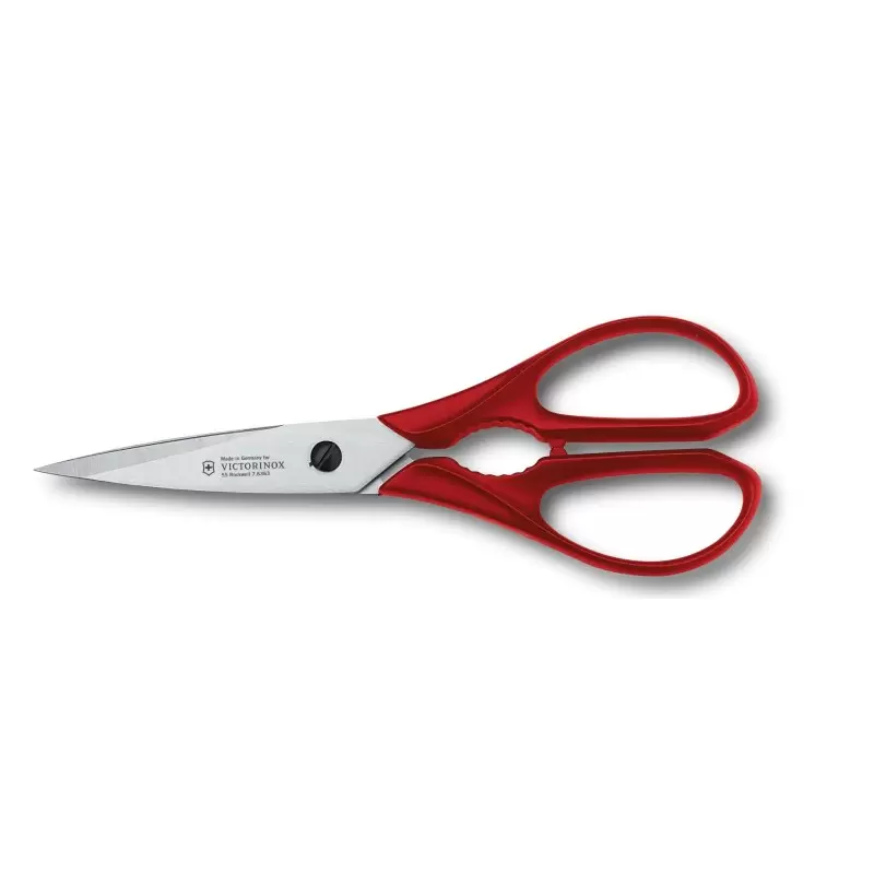 Victorinox Utility Shear, 4" with bottle opener, red polypropylene handle Victorinox Utility Shear, 4" with bottle opener, red polypropylene handle