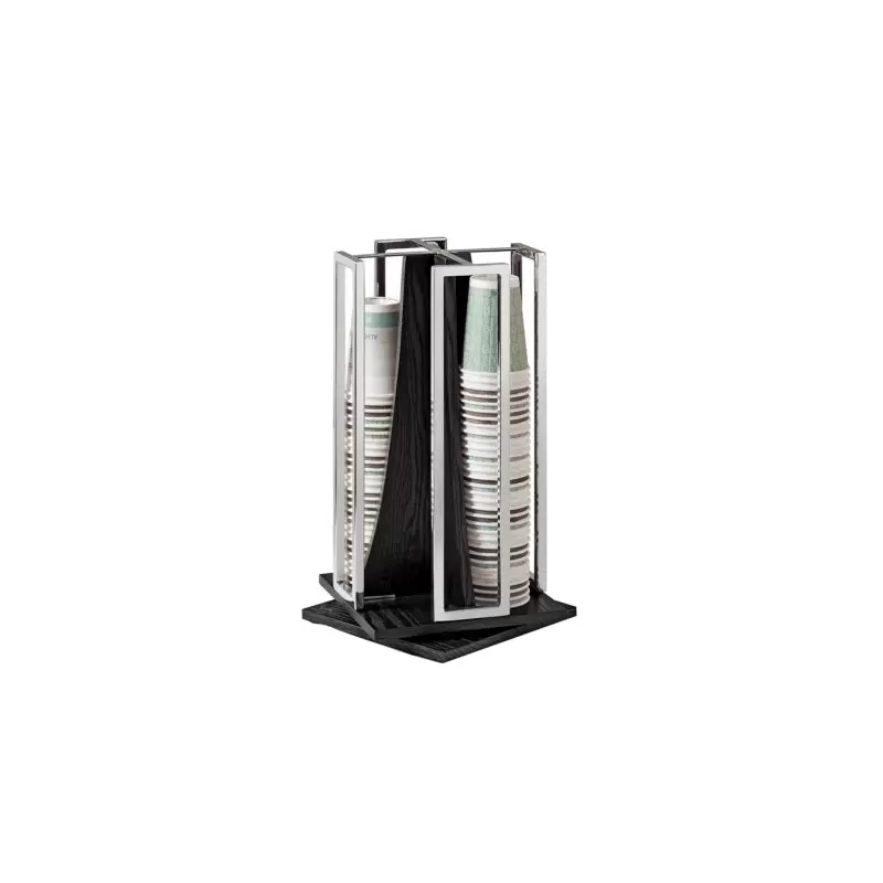 Cal-Mil Cinderwood Revolving Cup & Lid Organizer Cal-Mil Cinderwood Revolving Cup & Lid Organizer