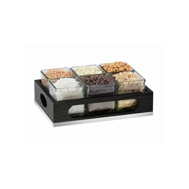 Cal-Mil Cinderwood 6 Jar Display Cal-Mil Cinderwood 6 Jar Display