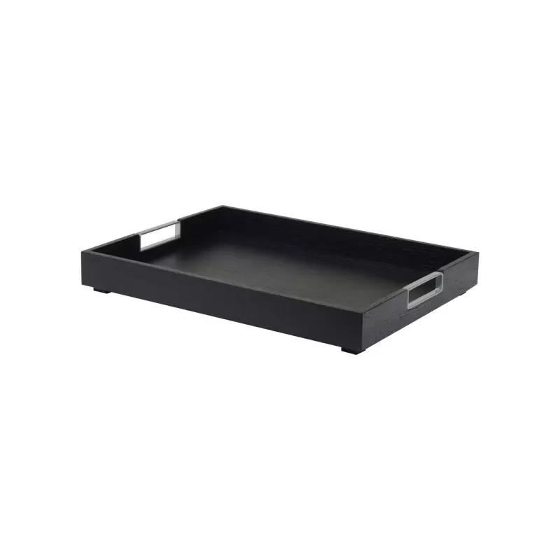 Cal-Mil Cinderwood 22" x 17" x 3" Room Service Tray Cal-Mil Cinderwood 22" x 17" x 3" Room Service Tray