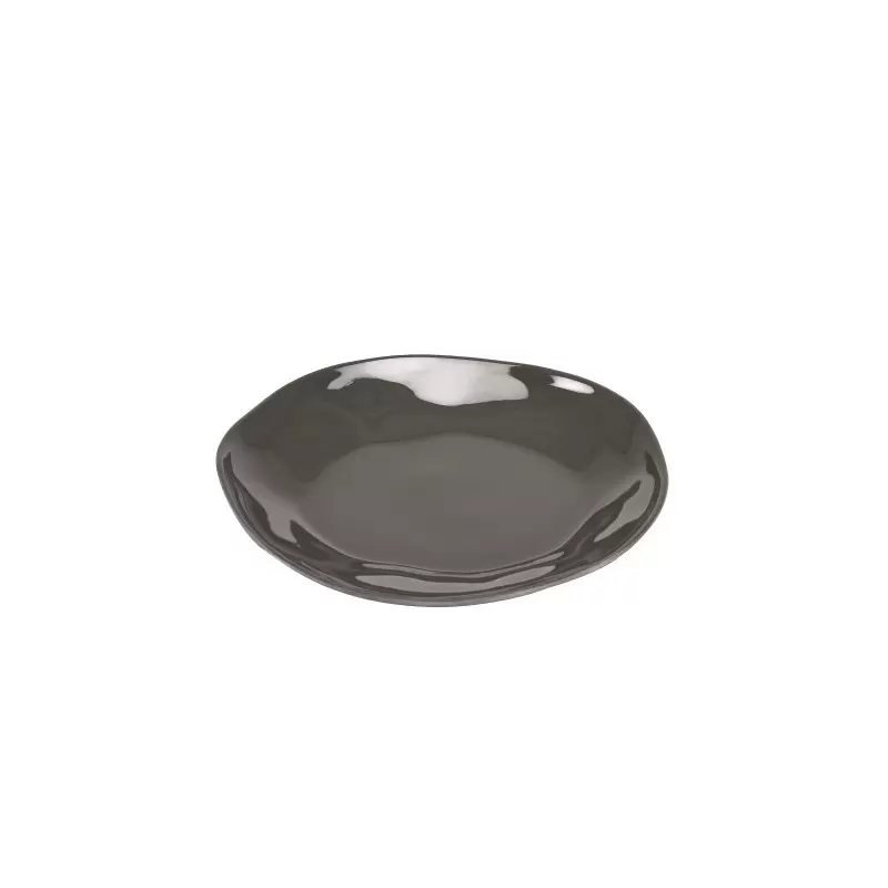 Cal-Mil Marin 10 1/2" Cinder Melamine Plate Cal-Mil Marin 10 1/2" Cinder Melamine Plate