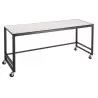 Cal-Mil Monterey 72" x 24" x 34" White Merchandising Table
