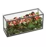 Cal-Mil Monterey 5" x 15" x 7" Black Rectangle Presentation Case