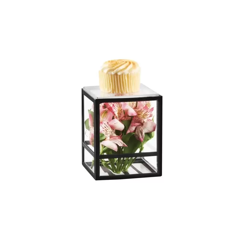 Cal-Mil Monterey 5" x 5" x 6" Black Square Presentation Case Cal-Mil Monterey 5" x 5" x 6" Black Square Presentation Case