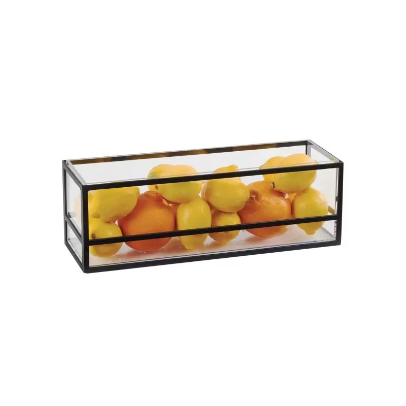 Cal-Mil Monterey 5" x 15" x 5" Black Rectangle Presentation Case Cal-Mil Monterey 5" x 15" x 5" Black Rectangle Presentation Case