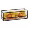 Cal-Mil Monterey 5" x 15" x 5" Black Rectangle Presentation Case