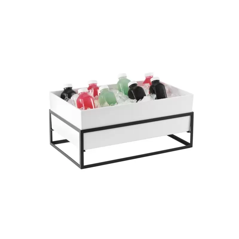 Cal-Mil Monterey Ice Housing 12" x 20" With White Melamine Pan Cal-Mil Monterey Ice Housing 12" x 20" With White Melamine Pan