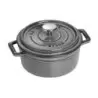 Staub 0.5-qt Round Dutch Oven - Graphite Grey