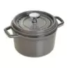 Staub 0.75-qt Round Dutch Oven - Graphite Grey