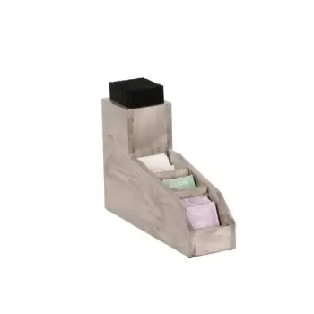 Cal-Mil Aspen Tiered Straw And Tea Organizer