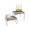 Cal-Mil Aspen Wood Display Riser Display With Removable Metal Base 10" x 12" x 10 1/2"