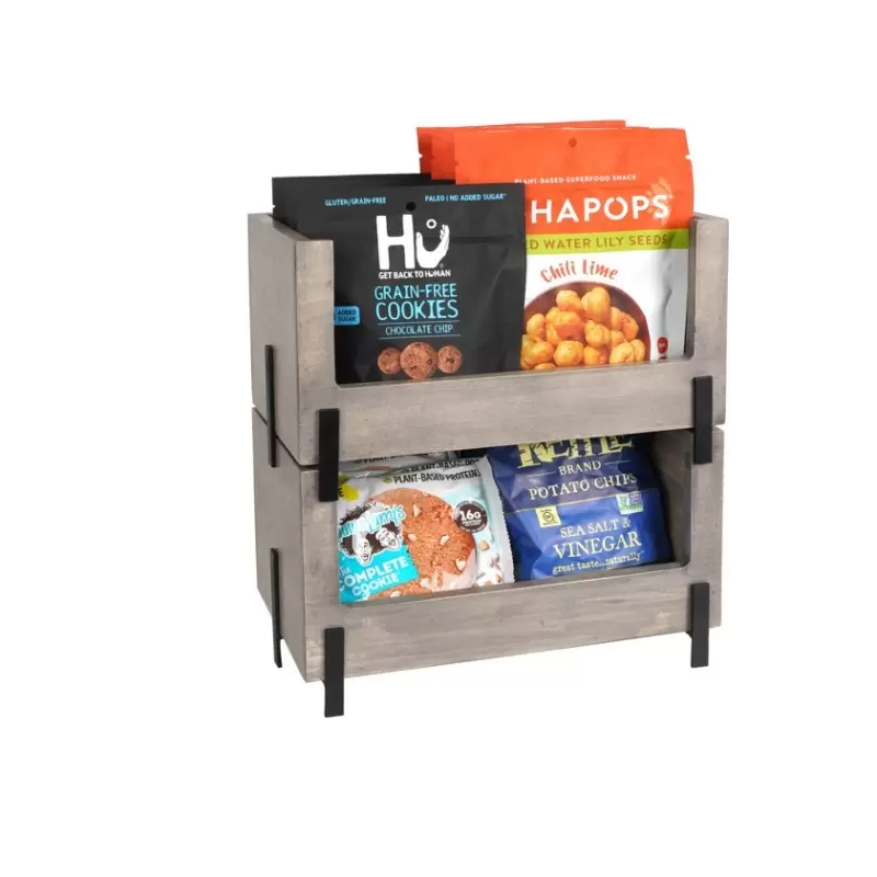 Cal-Mil Aspen Stacking Organizer 12" x 6" Cal-Mil Aspen Stacking Organizer 12" x 6"