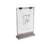 Cal-Mil Aspen 8 1/2" x 11" Clipboard Sign Holder