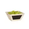 Cal-Mil Blonde Chalkboard Bowl - 12" x 12" x 6"