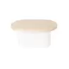 Cal-Mil Blonde Oval Riser Display - 10" x 18" x 7"