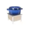 Cal-Mil Blonde Maple Wood Chafer Alternative - 10" x 10" x 6 3/4"