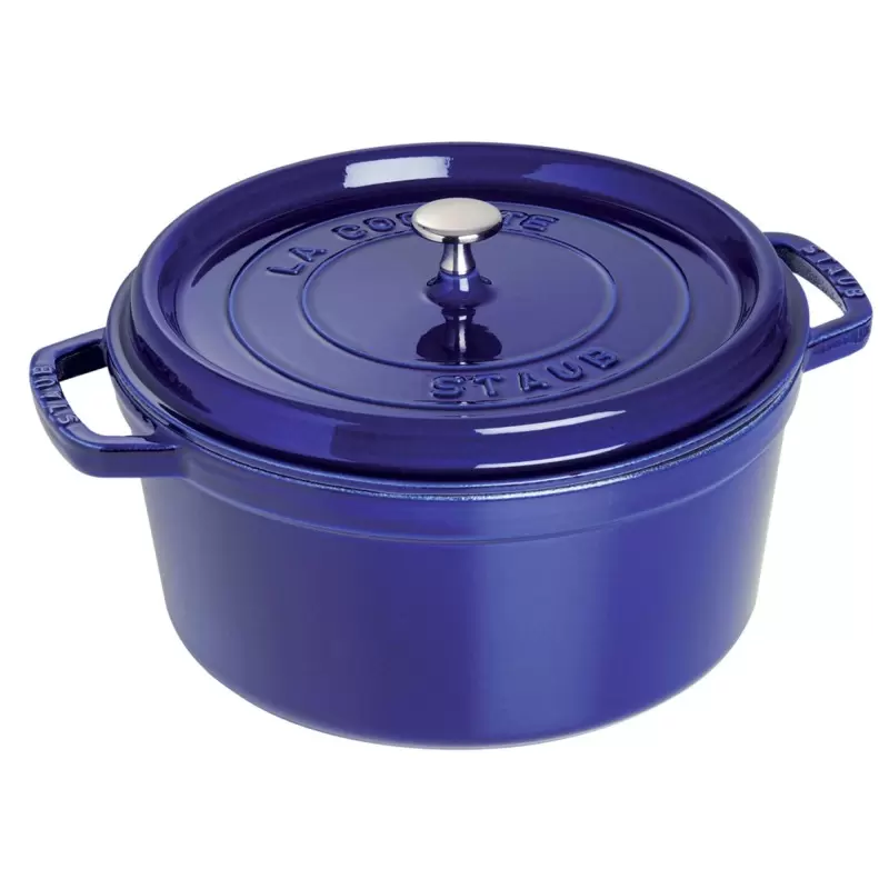 Staub 5.5-qt Round Dutch Oven - Dark Blue Staub 5.5-qt Round Dutch Oven - Dark Blue
