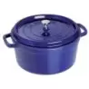 Staub 5.5-qt Round Dutch Oven - Dark Blue