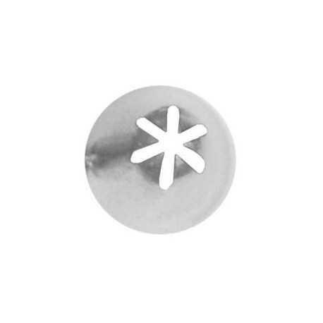 Ateco 852 Ateco 852 - Closed Star Pastry Tip .25'' Opening Diameter- Stainless Steel Closed Star Pastry Tips Ateco 852 Ateco 852 - Closed Star Pastry Tip .25'' Opening Diameter- Stainless Steel Closed Star Pastry Tips