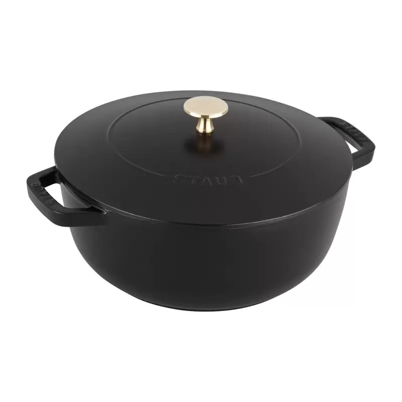 Staub 3.75-qt Essential French Oven - Black Staub 3.75-qt Essential French Oven - Black