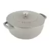 Staub 3.75-qt Essential French Oven - Graphite Grey