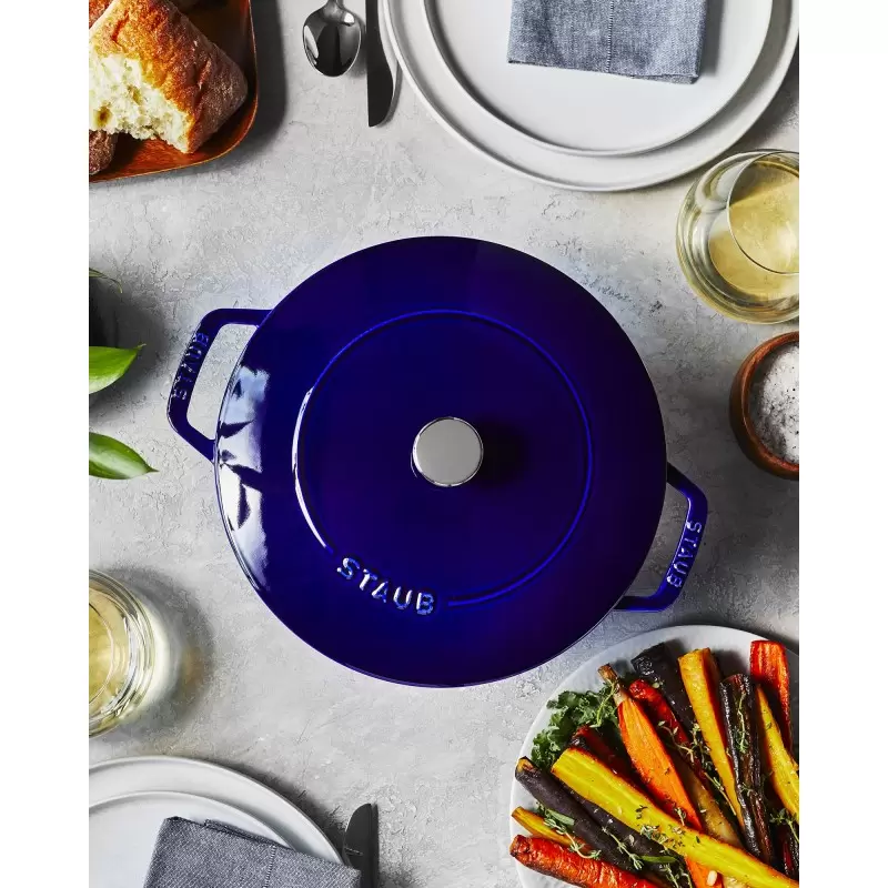 Staub 3.75-qt Essential French Oven - Dark Blue Staub 3.75-qt Essential French Oven - Dark Blue