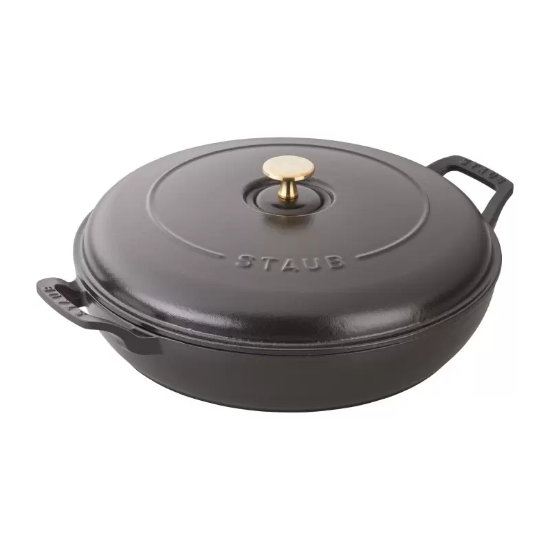 Staub 3.5-qt Braiser - Black Staub 3.5-qt Braiser - Black