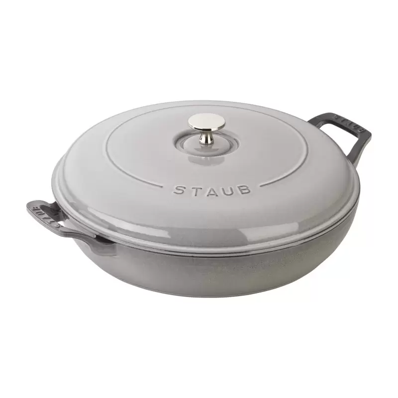 Staub 3.5-qt Braiser - Graphite Grey Staub 3.5-qt Braiser - Graphite Grey