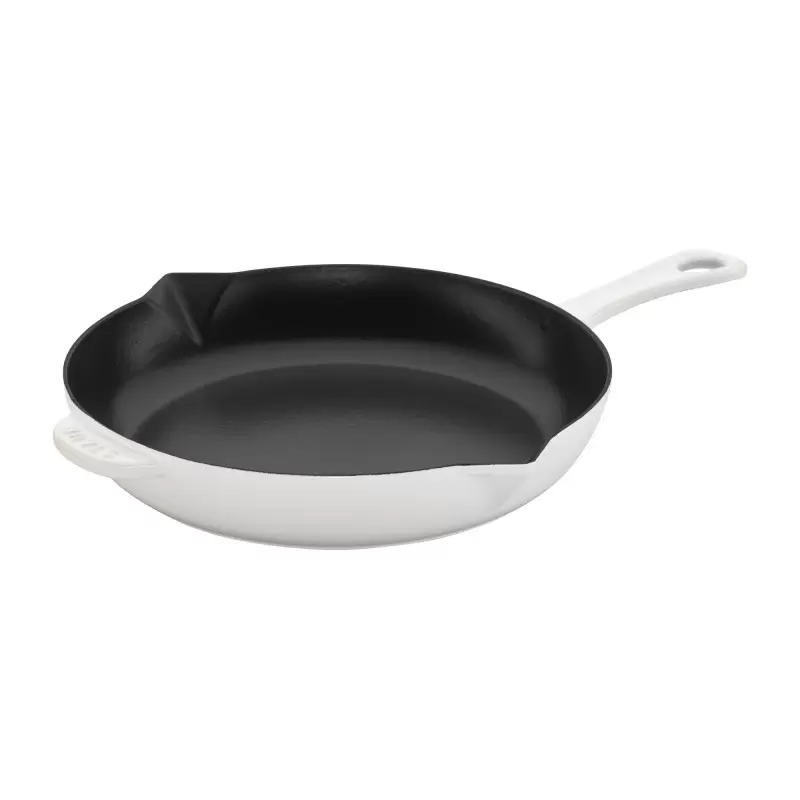 Staub 10" Fry Pan - White Staub 10" Fry Pan - White